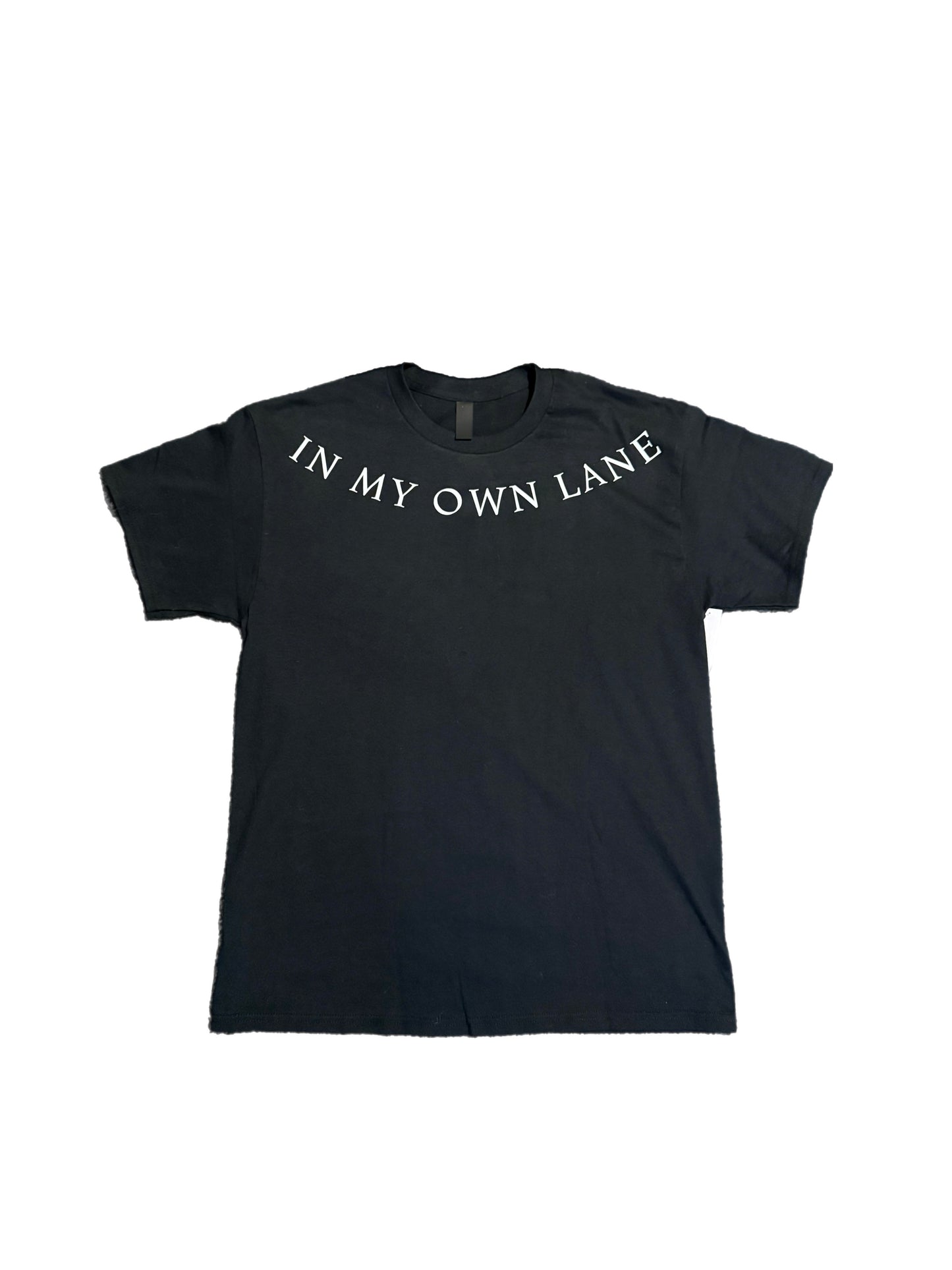 “IN MY OWN LANE” logo t-shirt